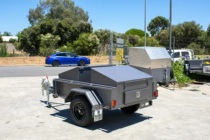 7x5 Open BBQ Trailer